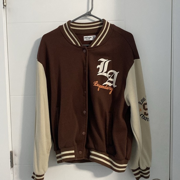 Brown Los Angeles Varsity Jacket - Picture 2 of 5